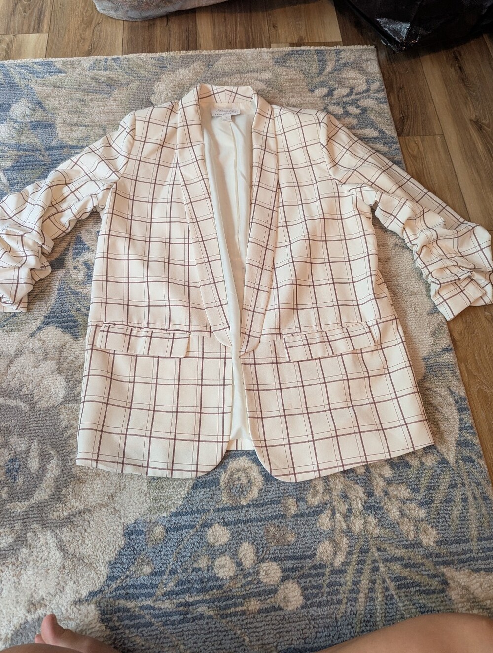 Anthropologie Maeve Mid Length Suit Jacket.